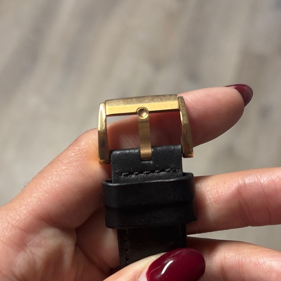 Movado Bold Black and Gold Timepiece - Picture 4 of 8